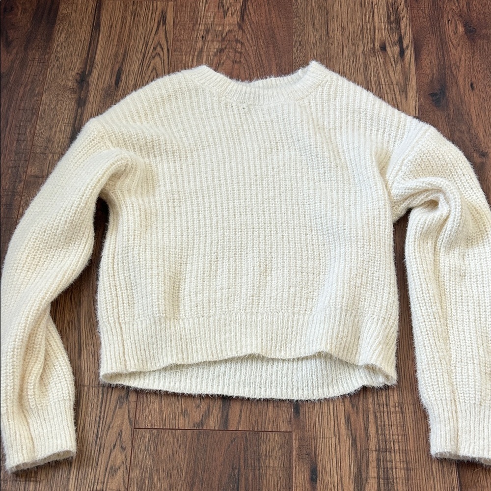 Target Art Class Girls Cream Crew Neck Sweater